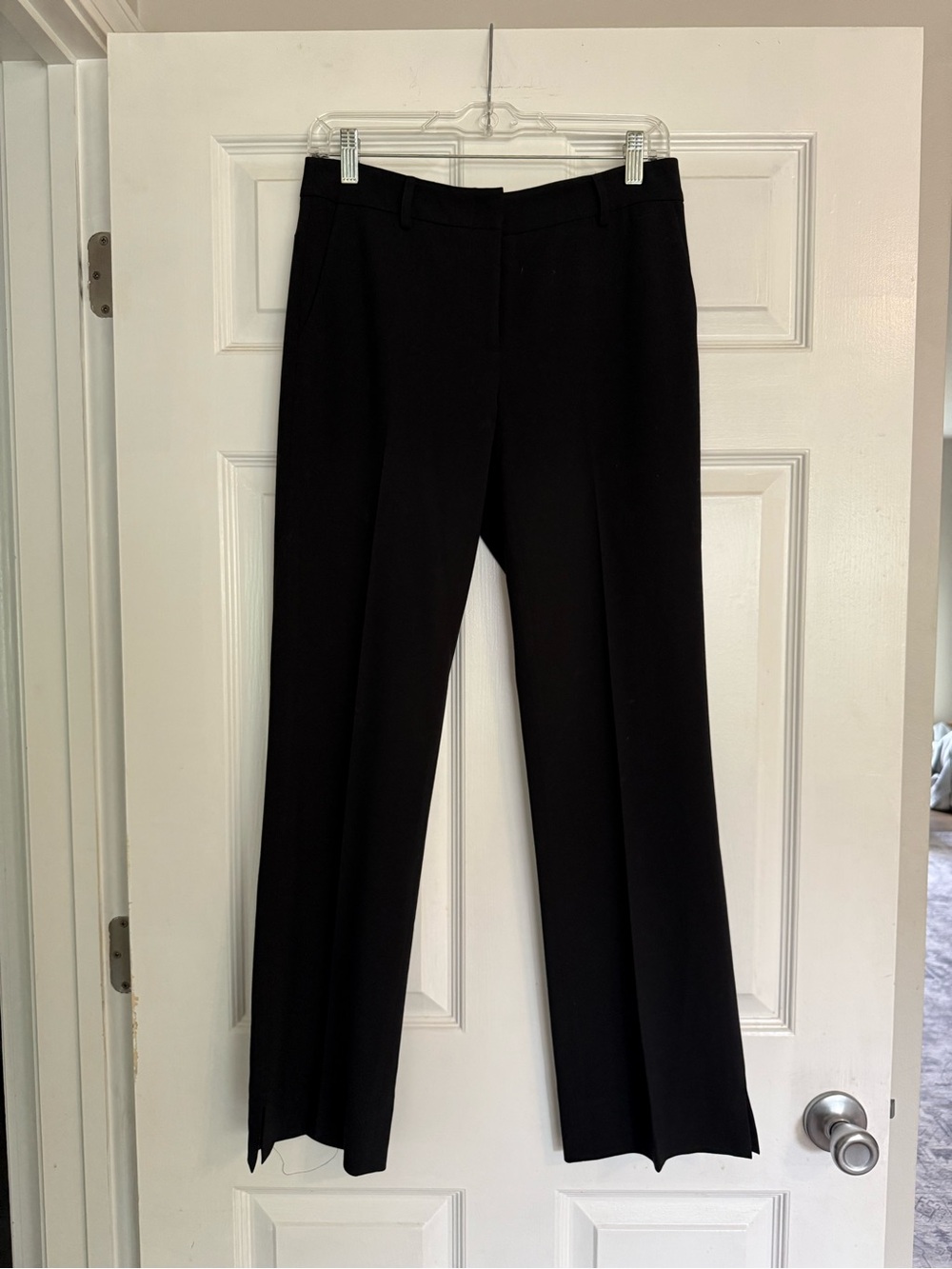 BCBGMaxAzria Black Tailored Straight-Leg Trouser